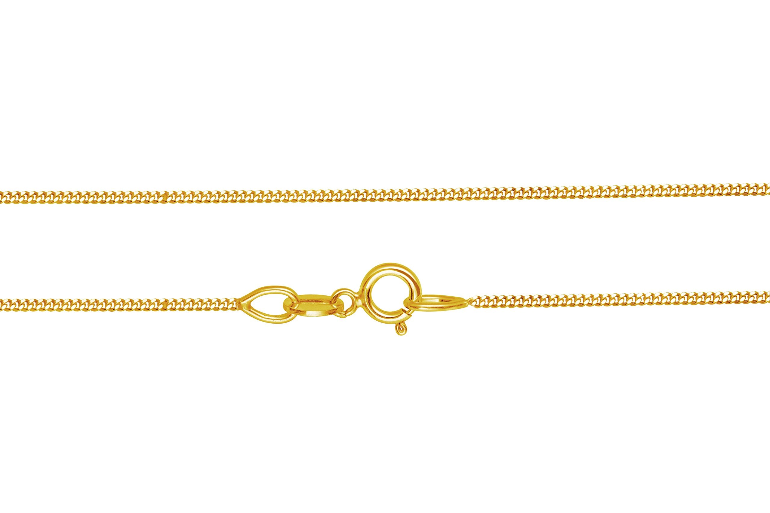 MIORE Collier Femmes en Or Blanc-Or Jaune 9 carat 375 Pendentif Pierre Précieuse Poire Aigue-Marine, Améthyste, Topaza, Saphir, Rubis, Emeraude Chaîne 45 cm avec Boîte à Bijoux